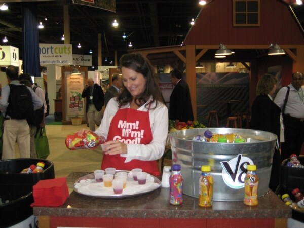 Kierstin Carreker of Campbell Soup at FMI 2008. The photo is unavailable, so no further visual details are described.
