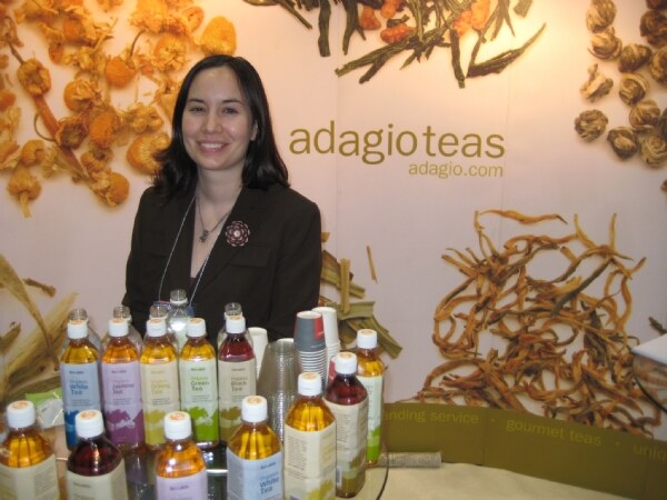 Photo unavailable. Angela Justice of Adagio at the NRA 2008 trade show.
