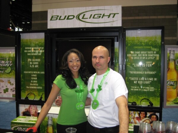 Photo unavailable. Image associated with the Anheuser-Busch brand at the NRA 2008 trade show.