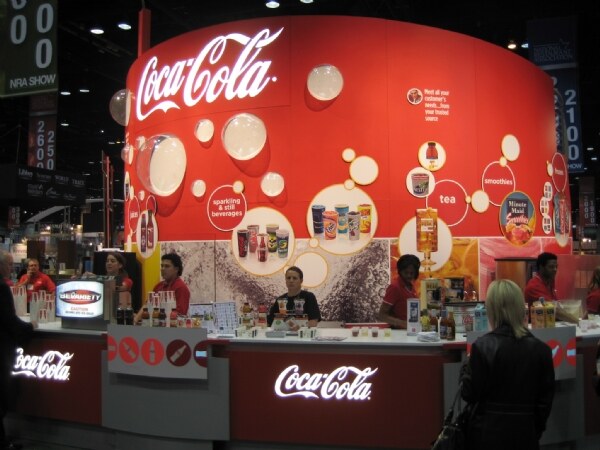 Photo unavailable. This image from the NRA 2008 trade show is listed as showing the Coca Cola brand.