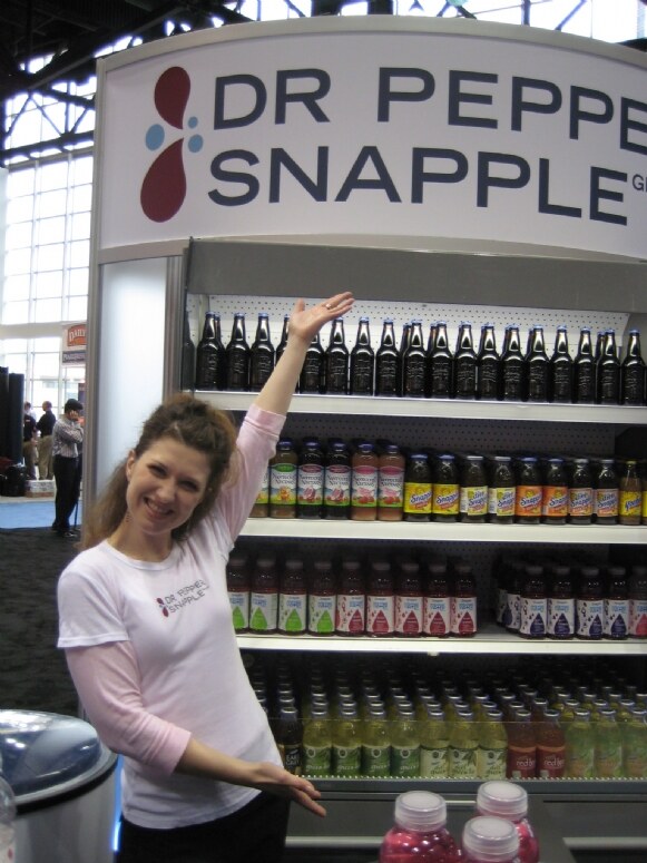 Photo unavailable. This image from the NRA 2008 trade show is listed as showing the Dr Pepper Snapple brand.
