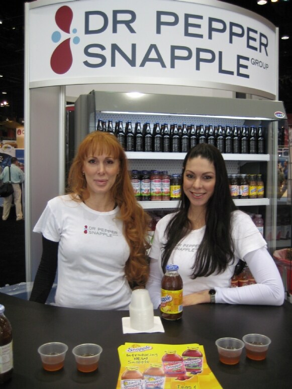 Photo unavailable. This image from the NRA 2008 trade show is listed as showing the Dr. Pepper Snapple brand.