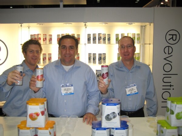 Photo unavailable. Archive listing for Nick DeAngelis, Larry DeAngelis and Jeff Irish of Revolution at the NRA 2008 trade show.