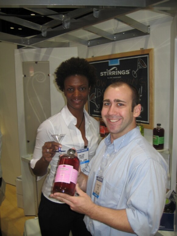 Photo from NRA 2008 associated with Raquel Atkins and Mike Watts of Stirrings. The image is unavailable, so the scene is not described.