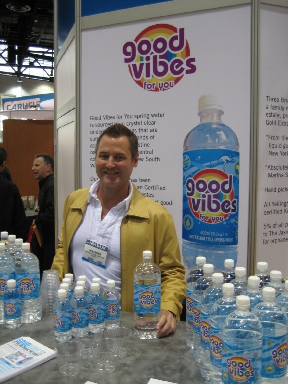 Photo unavailable. Archive listing for Rick Brasher of Good Vibes at the NRA 2008 trade show.