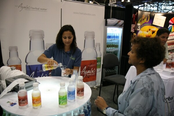Photo unavailable. Image associated with the Ayala's Herbal Water brand at the NY Fancy Food 2008 trade show.