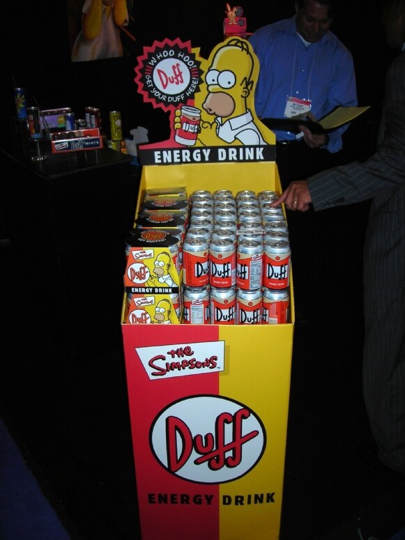Duff display at the NY Fancy Food 2008 trade show.