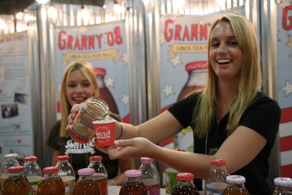 Photo unavailable. Image associated with Emily Suttles of Sweet Leaf at the NY Fancy Food 2008 trade show.
