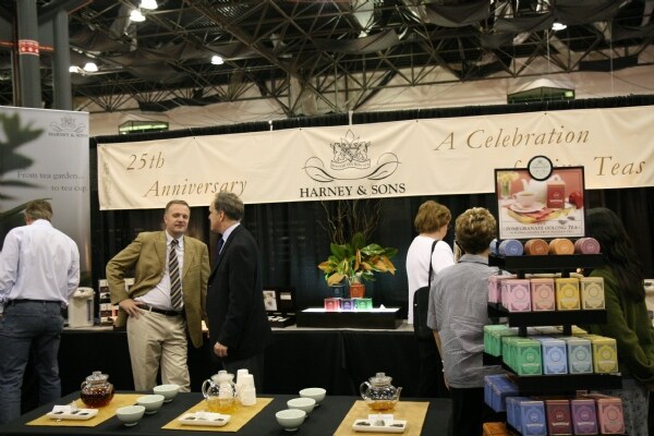 Harney & Sons exhibit at the NY Fancy Food 2008 trade show.