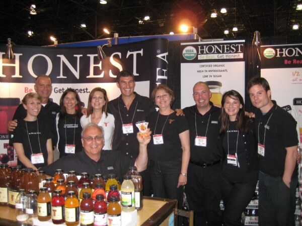 Honest Tea exhibit at the NY Fancy Food 2008 trade show.