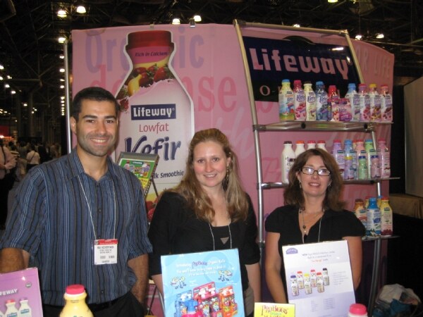 Lifeway Probiotics display at the NY Fancy Food 2008 trade show.