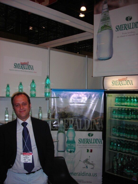 Photo unavailable. Image associated with Mauro Solinas of Smeraldina at the NY Fancy Food 2008 trade show.