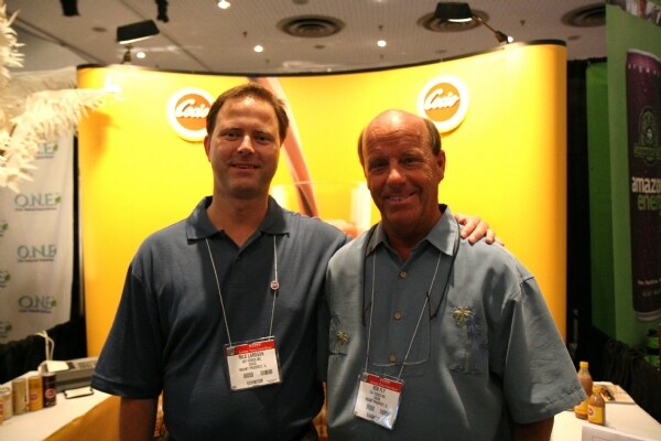 Photo unavailable. Image associated with Nils Larsson and Ron Fly of Cocio at the NY Fancy Food 2008 trade show.