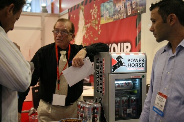 Power Horse exhibit at the NY Fancy Food 2008 trade show.