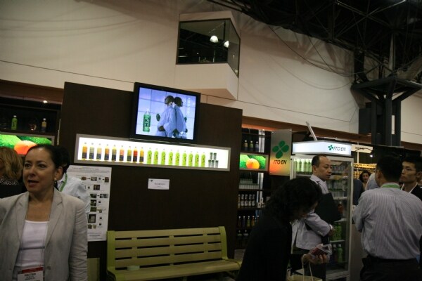 Rona Tison of Ito En at the Ito En booth at the NY Fancy Food 2008 trade show.