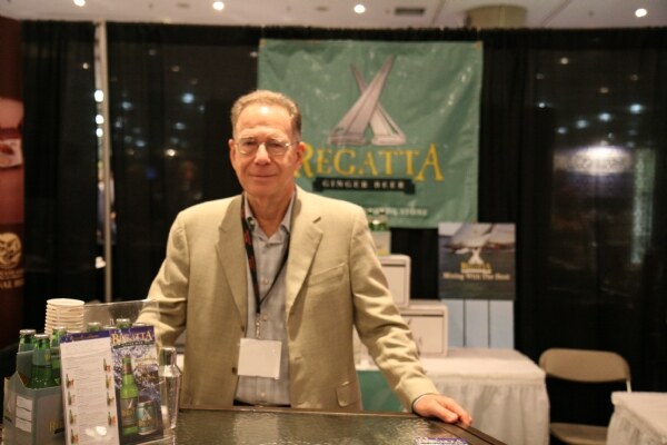 Stan Rottell of Regatta at the Regatta exhibit at the NY Fancy Food 2008 trade show.