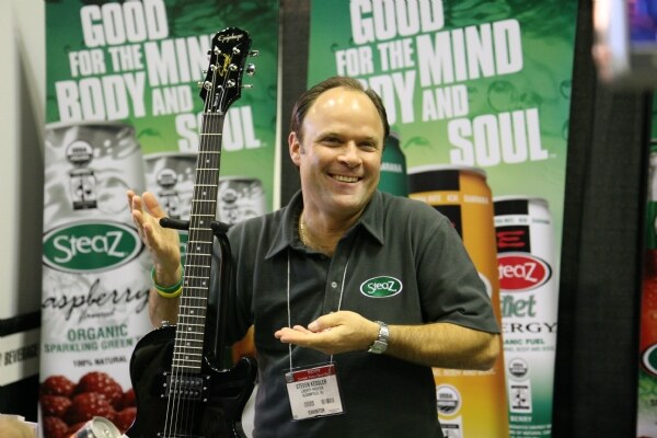 Photo unavailable. Image associated with Steven Kessler of Steaz at the NY Fancy Food 2008 trade show.