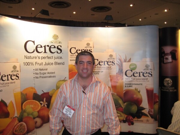 Photo unavailable. Image associated with Zac Shein of Ceres at the NY Fancy Food 2008 trade show.