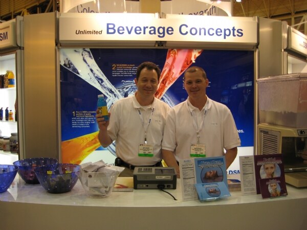 The DSM exhibit at the IFT 2008 trade show.
