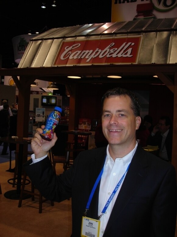 Photo unavailable. Trade-show image associated with Campbell's and V8 at NACS 2008.