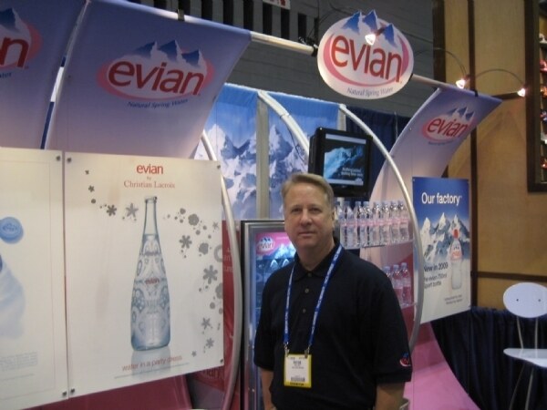 Photo unavailable. Archive image associated with the Evian brand at the NACS 2008 trade show.