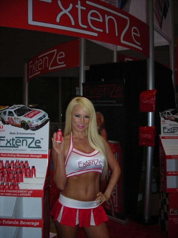Photo unavailable. Archive image associated with the Extenze brand at the NACS 2008 trade show.