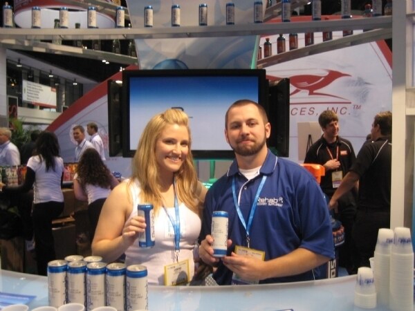 Photo unavailable. Archive image associated with the Fuze and Rehab brands at the NACS 2008 trade show.