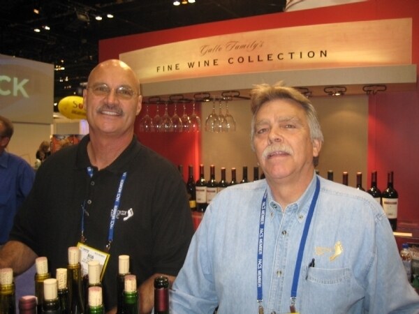 Booth for Gallo Wine Company at the NACS 2008 trade show.