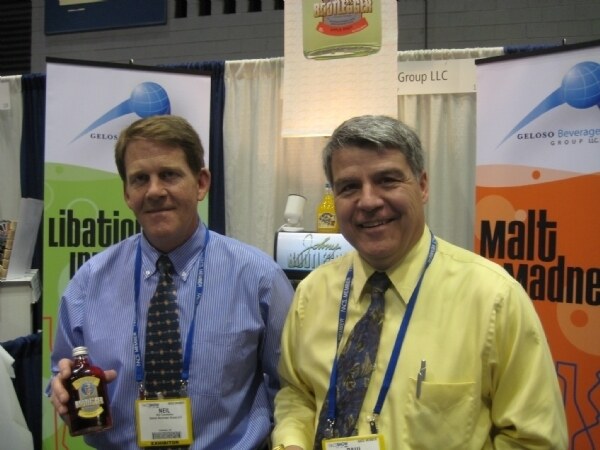 Booth for Geloso Beverage Group at the NACS 2008 trade show.