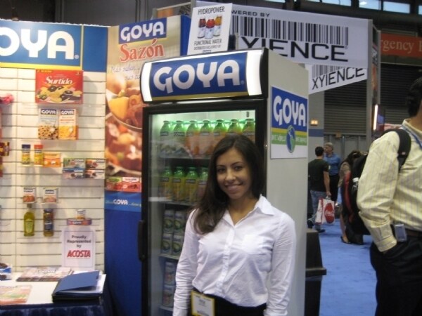 Booth for Goya Foods at the NACS 2008 trade show.