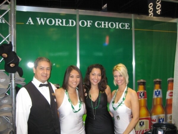 Booth for Heineken at the NACS 2008 trade show, shown in a second view of the booth.