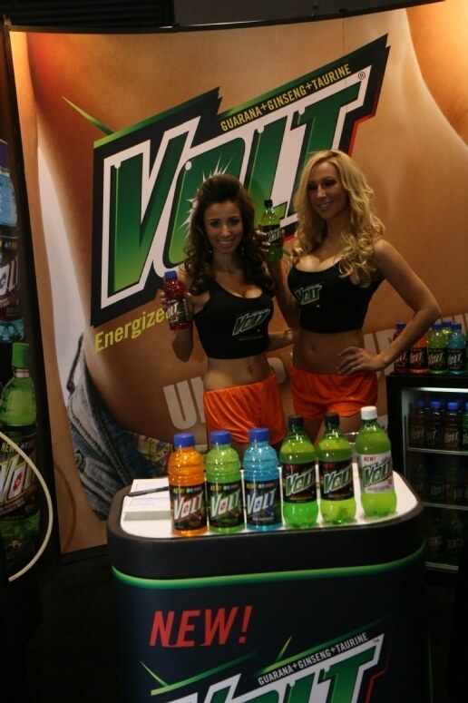 Photo unavailable. Image associated with High Voltage Drinks at the NACS 2008 trade show.