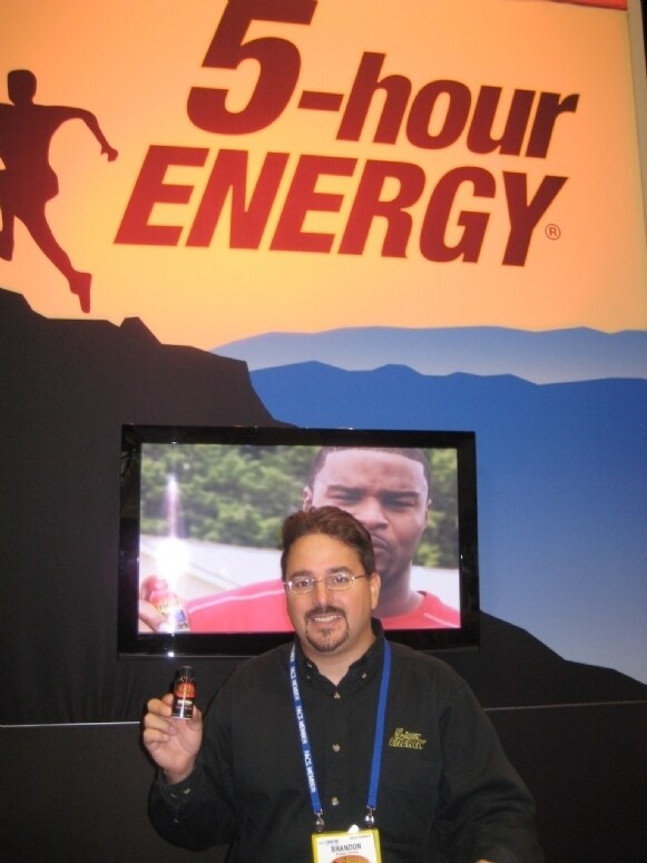 Photo unavailable. Image associated with Living Essentials and its 5-Hour Energy brand at the NACS 2008 trade show.