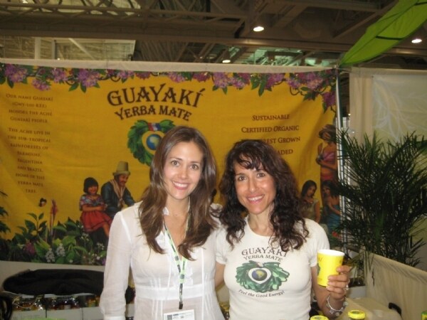 Exhibit photo from Expo East 2008 associated with the Guayaki Yerba Mate brand. The image is unavailable, so no further visual detail is described.