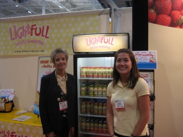 Photo unavailable. The image is from the Lightfull Satiety Smoothies presence at Expo East 2008.