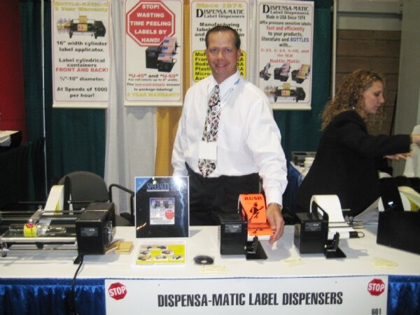 Photo unavailable. Image associated with Dispensa-Matic Label Dispensers from the InterBev 2008 trade show.
