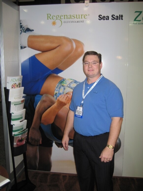 Trade show exhibit for Cargill and its Regenasure brand at Supply Side 2008.