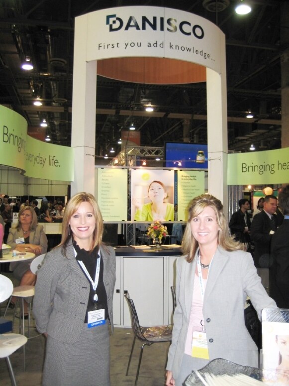 Trade show exhibit for Danisco at Supply Side 2008.