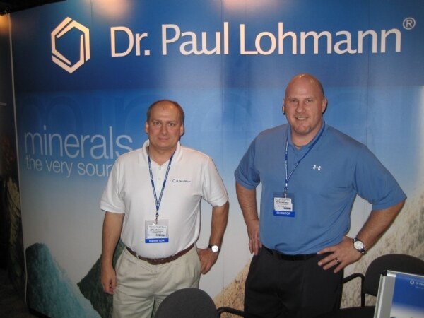 Trade show exhibit for Dr Paul Lohmann at Supply Side 2008.