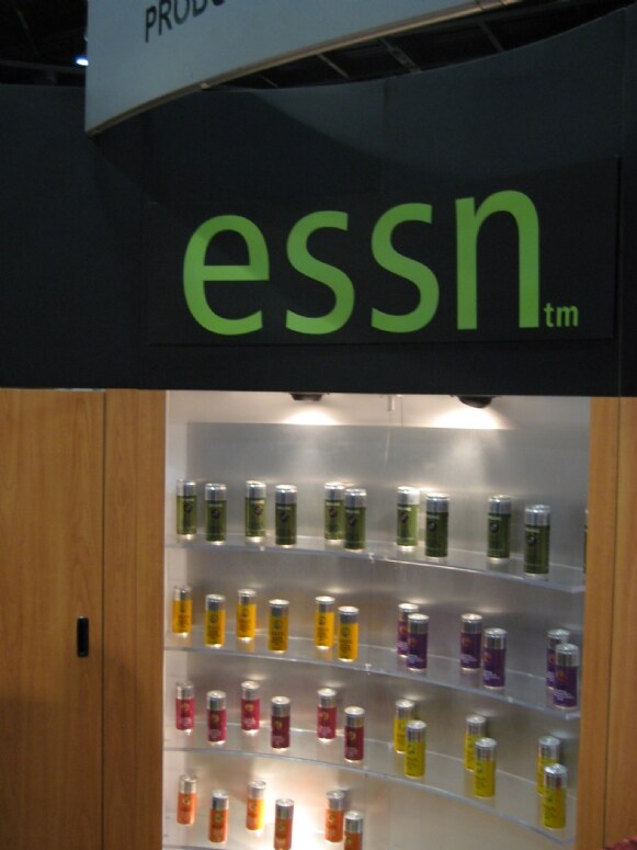 Photo unavailable. Image from the essn exhibit at Expo West 2009.