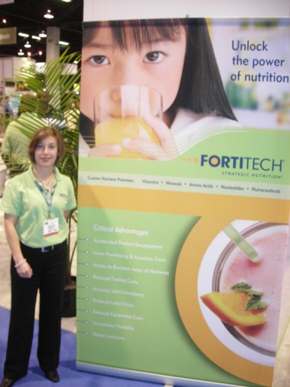 Photo unavailable. Archive image associated with the Fortitech brand at Expo West 2009.