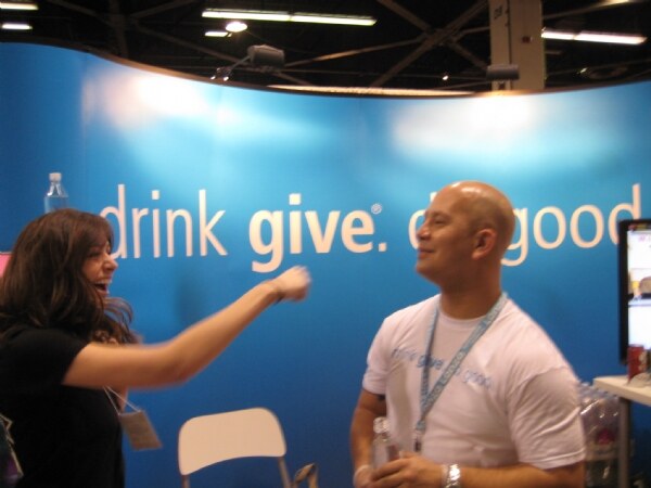Photo unavailable. Archive image associated with the Give Water brand at Expo West 2009.