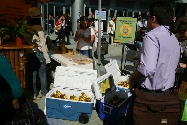 Photo unavailable. Image associated with the Guayaki brand and a sampling station at Expo West 2009.