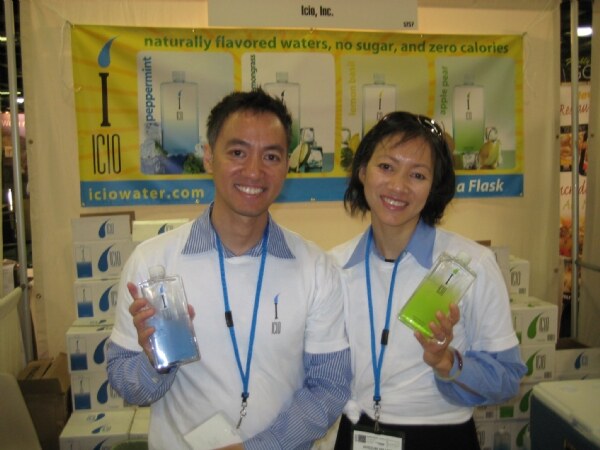 Photo unavailable. Archive image associated with the Icio Water brand at Expo West 2009.