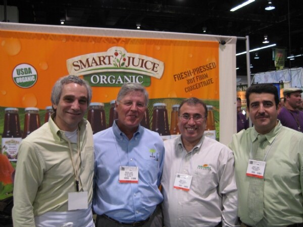 Photo unavailable. Image from the Smart Juice Organics exhibit at Expo West 2009.