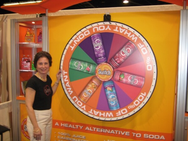 The Switch brand display at the Expo West 2009 trade show.