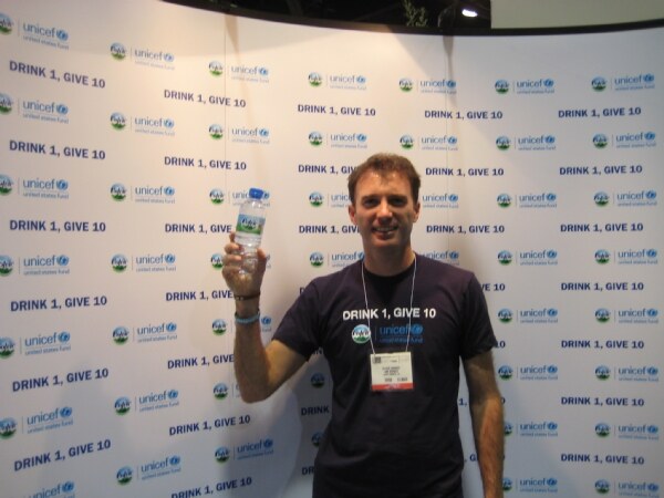 Photo unavailable. Image associated with the Volvic exhibit at Expo West 2009.