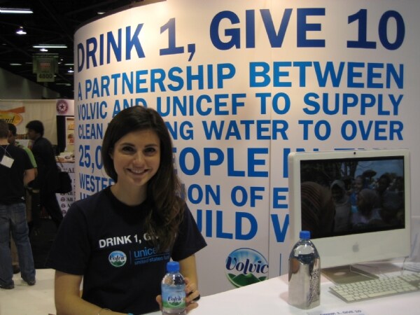 Photo unavailable. Image associated with the Volvic brand at Expo West 2009.