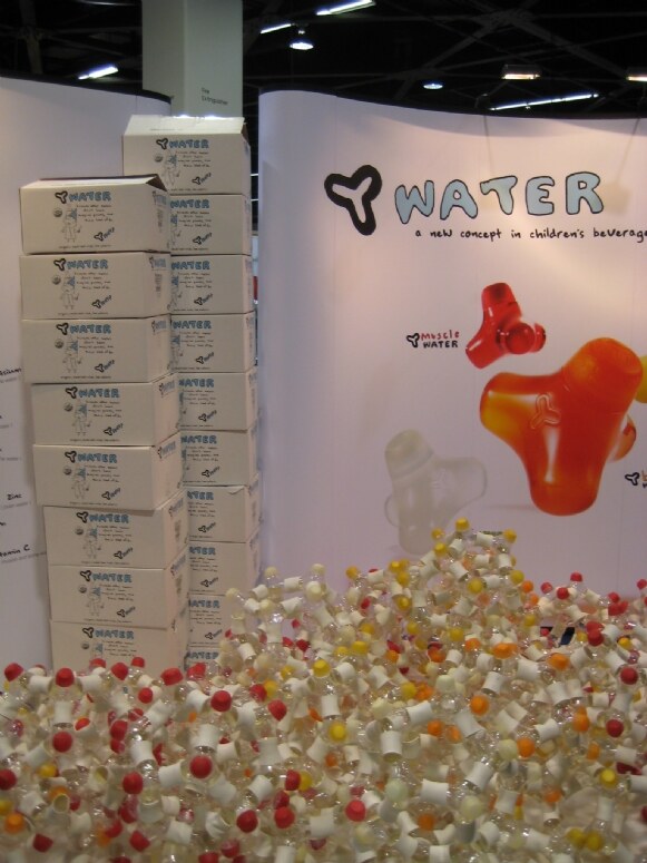 Photo unavailable. Second image associated with the YWater brand at Expo West 2009.