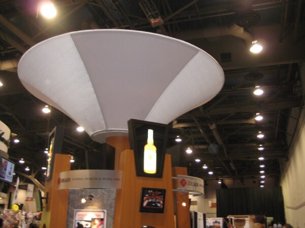 Photo unavailable. Image of the Beam Global Spirits and Wine booth at the Nightclub and Bar 2009 trade show.